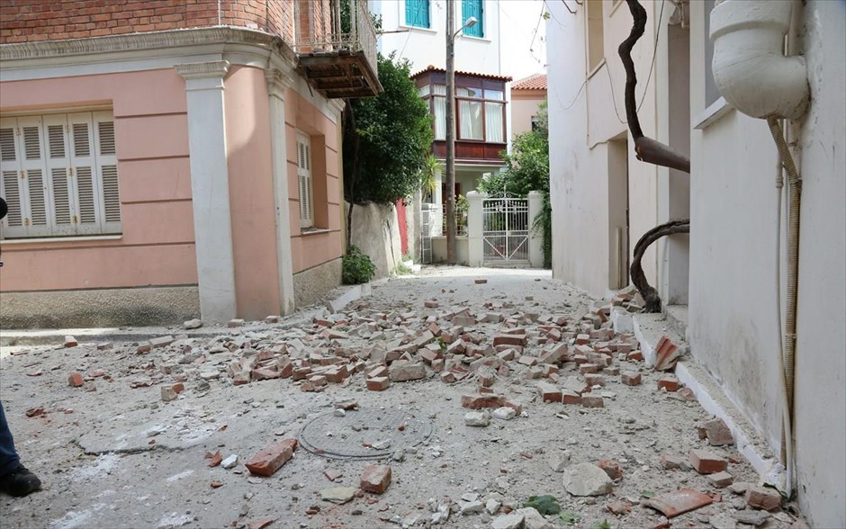 Ζημιές στη νότια Λέσβο από τα 6,1 Ρίχτερ. Πλωμάρι