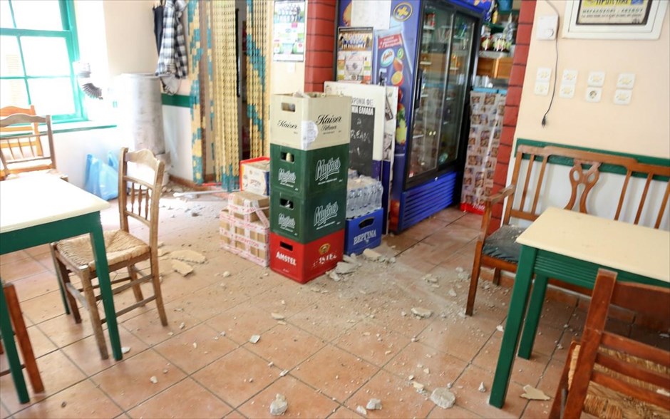 Ζημιές στη νότια Λέσβο από τα 6,1 Ρίχτερ. Πλωμάρι