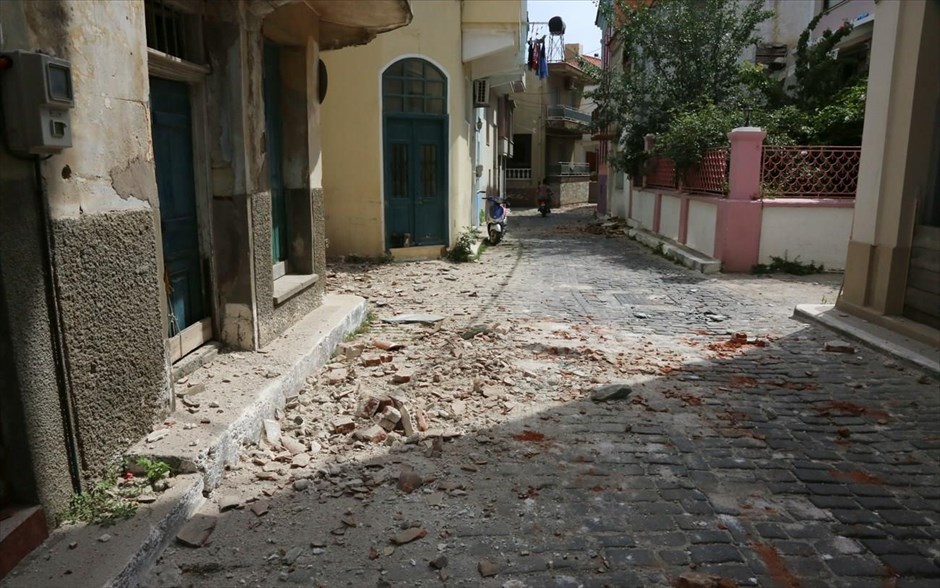 Ζημιές στη νότια Λέσβο από τα 6,1 Ρίχτερ. Πλωμάρι