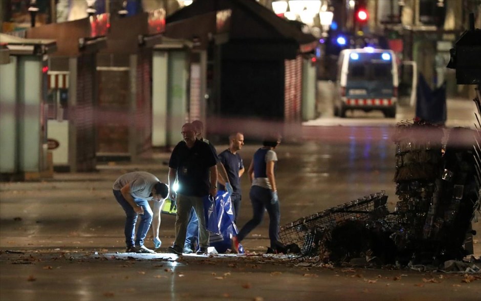 Τρομοκρατική επίθεση στη Βαρκελώνη- Ισπανία- αστυνομία. 