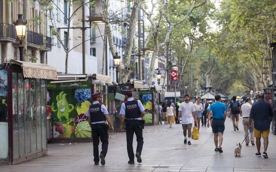 Τρομοκρατική επίθεση στη Βαρκελώνη- Ισπανία- αστυνομία. 