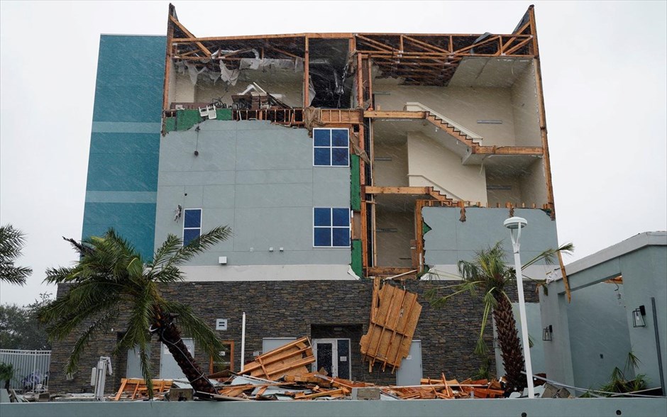 ΗΠΑ - Τέξας - Τυφώνας Χάρβεϊ. Ρόκπορτ
