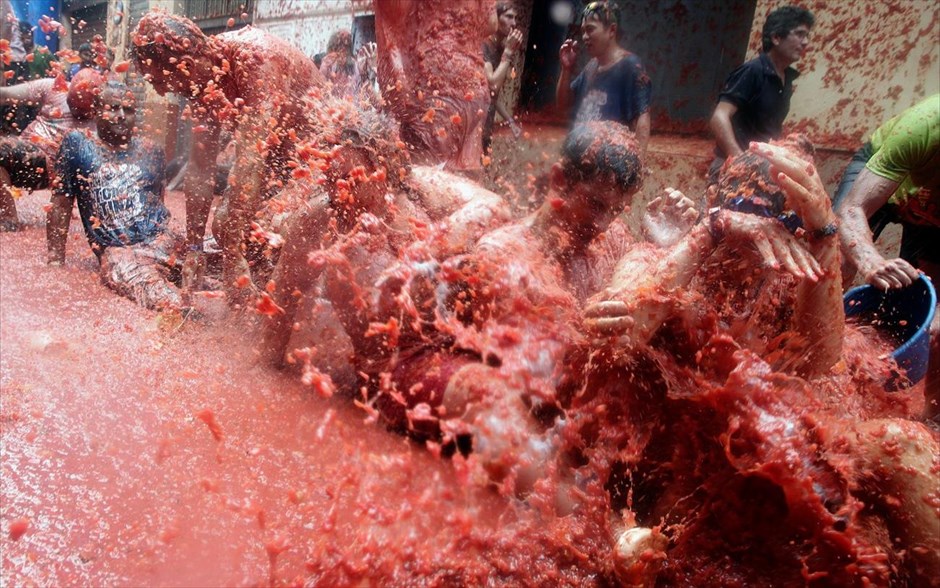 Ισπανία- φεστιβάλ ντομάτας. 