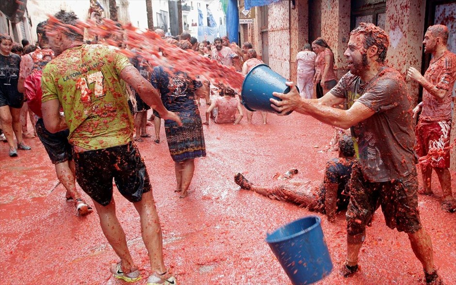 Ισπανία- φεστιβάλ ντομάτας. 