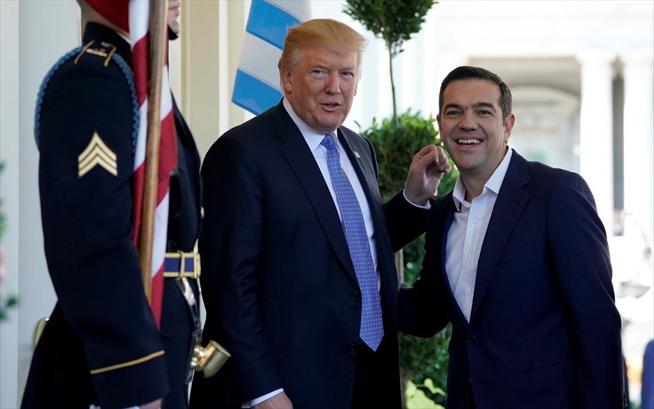 Αλέξης Τσίπρας - Ντόναλντ Τραμπ. 