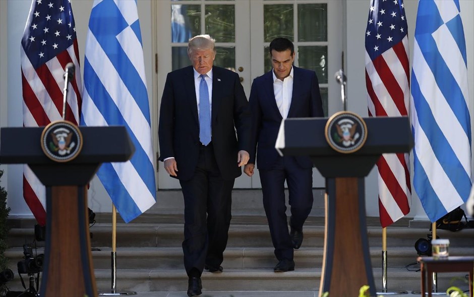 Αλέξης Τσίπρας - Ντόναλντ Τραμπ. 