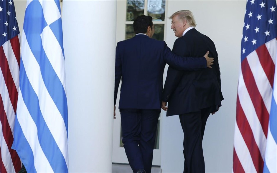 Αλέξης Τσίπρας - Ντόναλντ Τραμπ. 