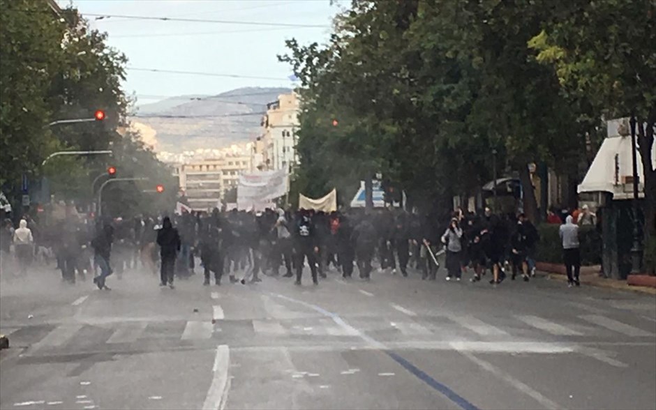 Πανεκπαιδευτικό συλλαλητήριο- επεισόδια. 