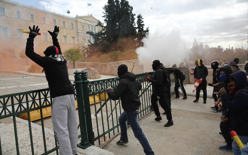 Πανεκπαιδευτικό συλλαλητήριο- επεισόδια. 