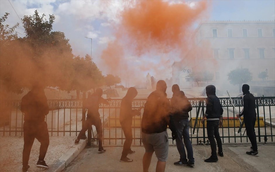 Πανεκπαιδευτικό συλλαλητήριο- επεισόδια. 