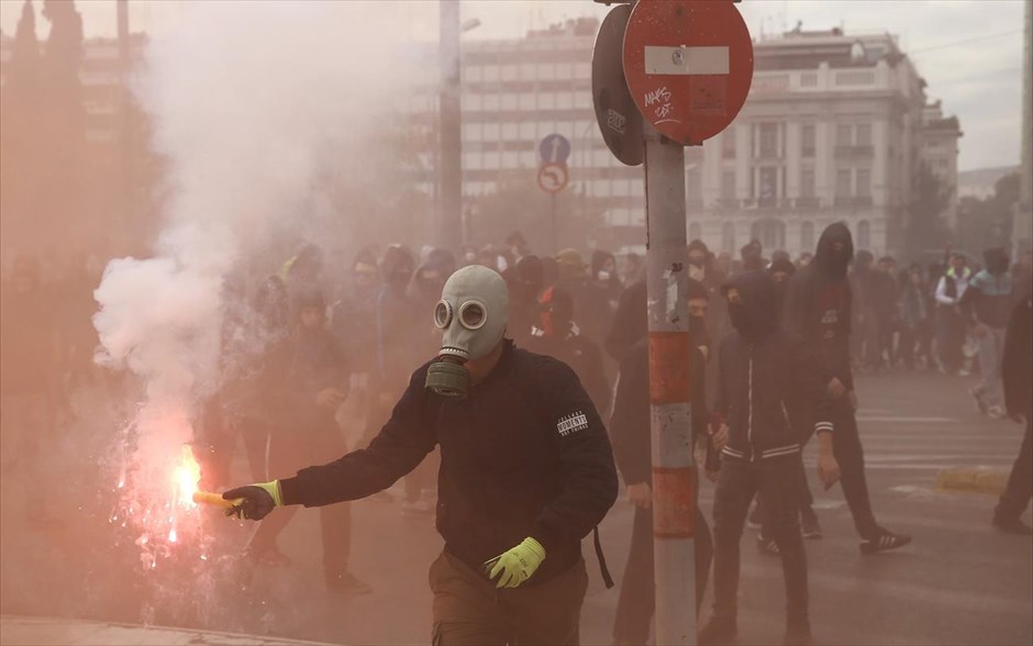 Πανεκπαιδευτικό συλλαλητήριο- επεισόδια. 