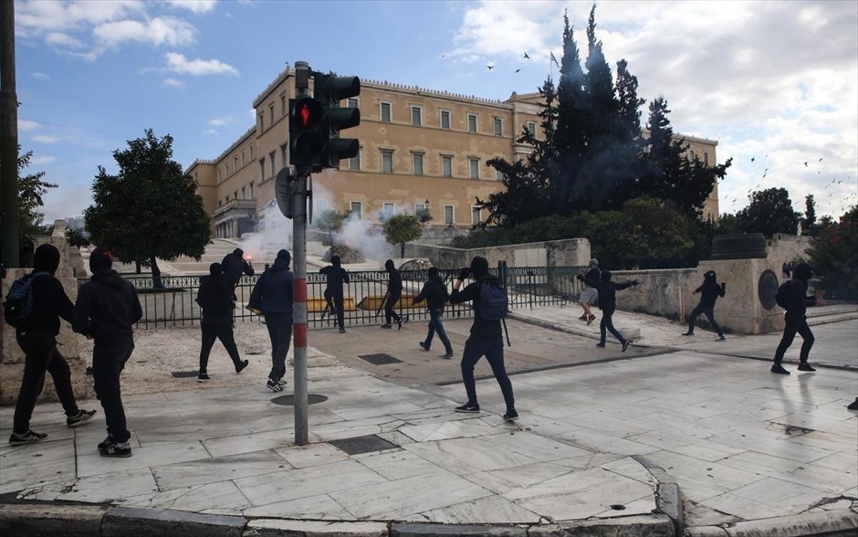 Πανεκπαιδευτικό συλλαλητήριο- επεισόδια. 