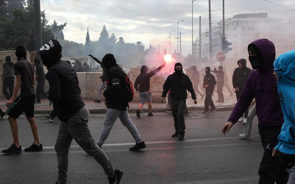 Πανεκπαιδευτικό συλλαλητήριο- επεισόδια. 