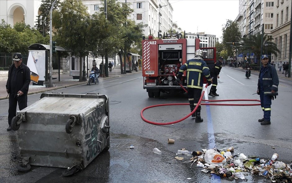 Πανεκπαιδευτικό συλλαλητήριο- επεισόδια. 