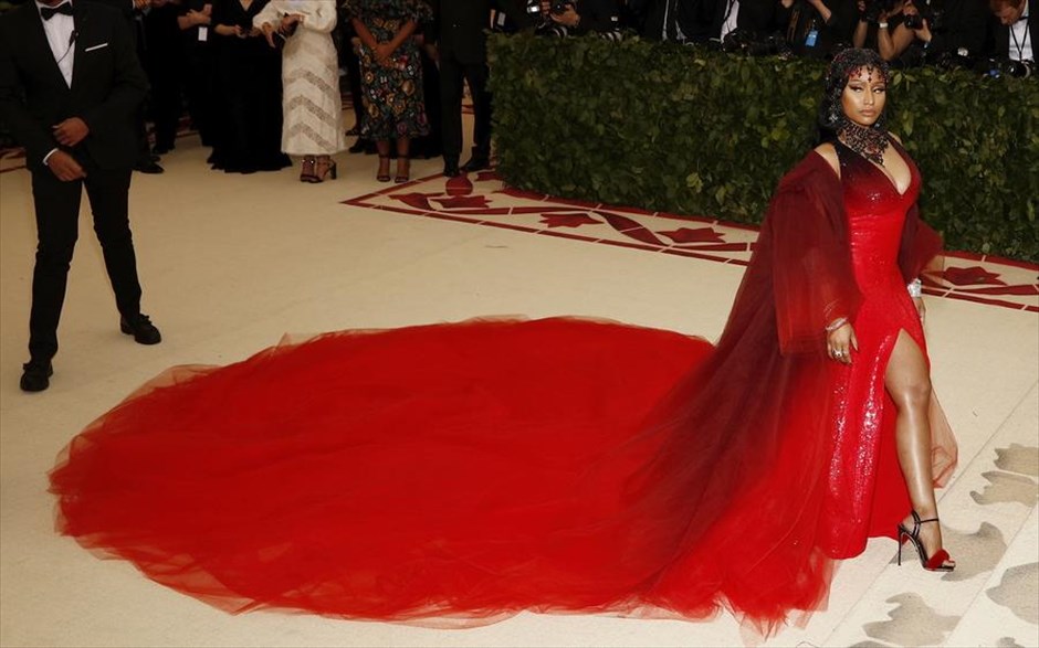 Met Gala: Παρέλαση αστέρων στο κόκκινο χαλί. Νίκι Μινάζ