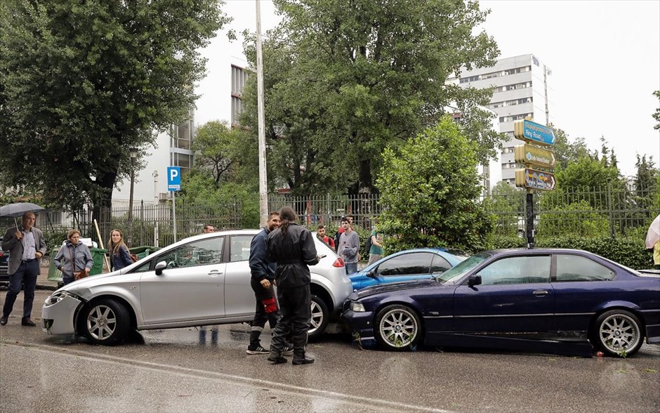 Κακοκαιρία στην Θεσσαλονίκη. 