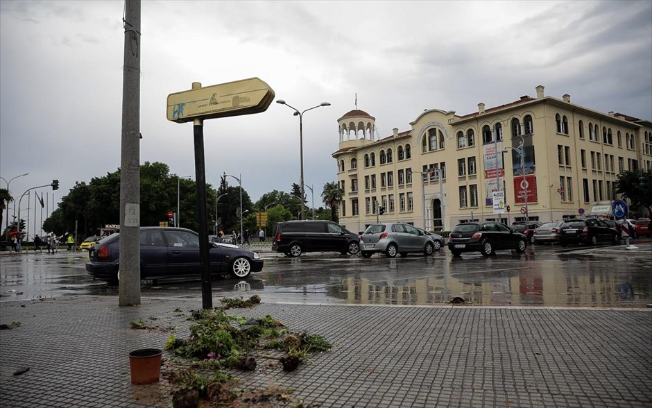 Κακοκαιρία στην Θεσσαλονίκη. 