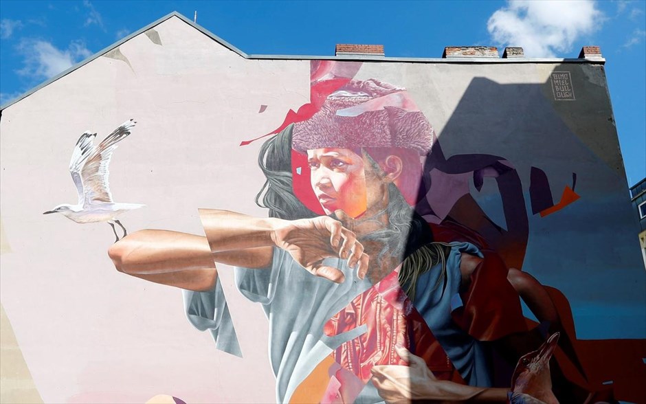 Φεστιβάλ Street Art στο Βερολίνο. TelmoMiel και James Bullough&nbsp;