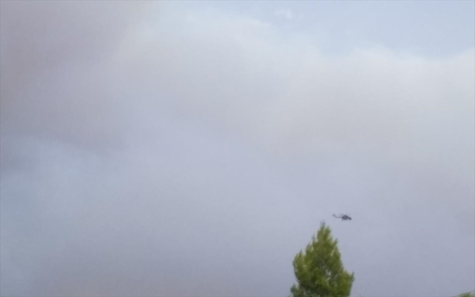 Πυρκαγιά- Φωτιά- Γεράνεια Όρη- Κινέτα. 