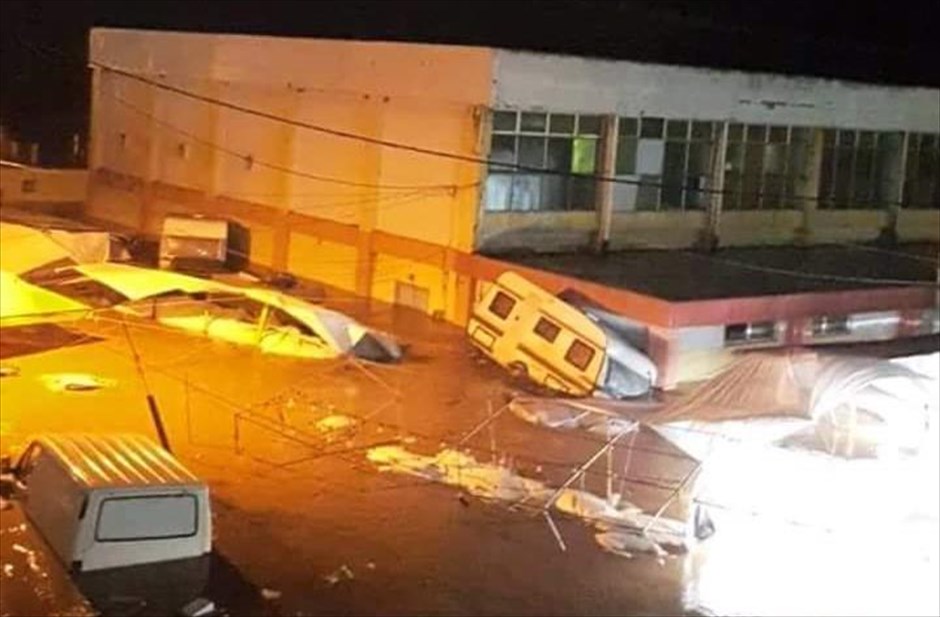 Κακοκαιρία- καιρός- άνεμοι- κύματα- Μαντούδι. Μαντούδι&nbsp;