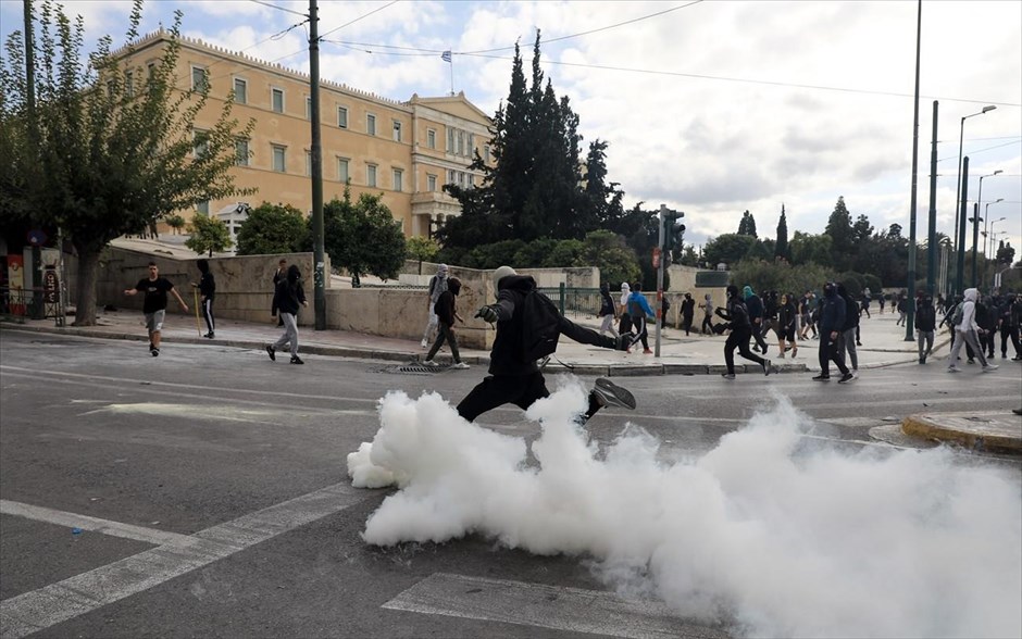 Αθήνα- μαθητικό συλλαλητήριο- επεισόδια. 