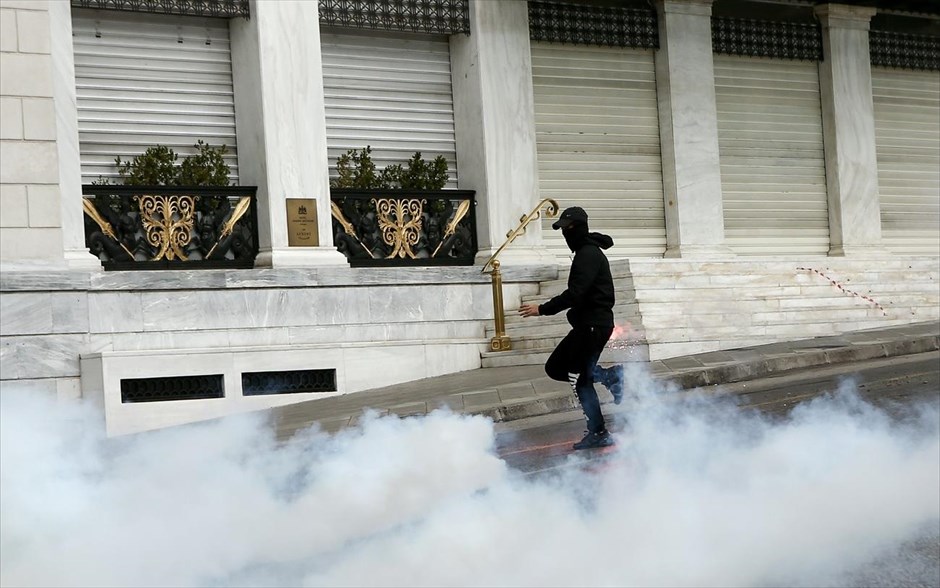 Αθήνα- μαθητικό συλλαλητήριο- επεισόδια. 