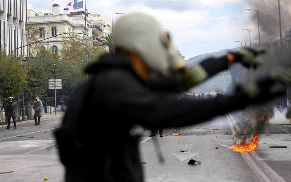 Αθήνα- μαθητικό συλλαλητήριο- επεισόδια. 