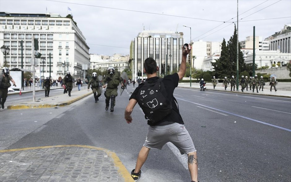 Αθήνα- μαθητικό συλλαλητήριο- επεισόδια. 