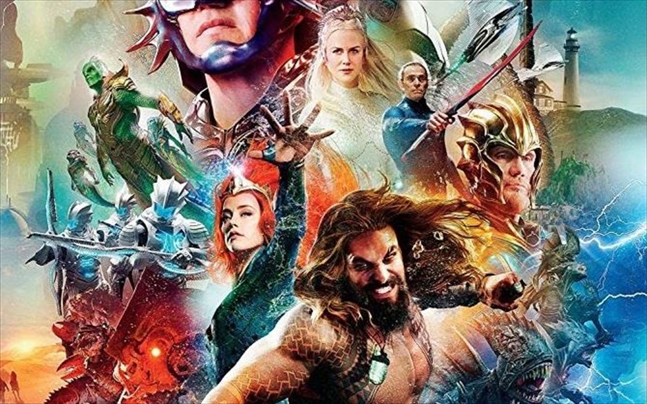 Aquaman . O υπερήρωας από τη θάλασσα έρχεται με τη μορφή του Τζέισον Μομόα και αποκτά τη δική του ιστορία στο σύμπαν της DC. &nbsp;Στο επίκεντρο η προέλευση του μισού-ανθρώπου, μισού- Ατλάντειου Άρθουρ Κάρι και η εξερεύνηση του ταξιδιού της ζωής του -ένα ταξίδι που δεν θα τον αναγκάσει απλώς να αντικρίσει τον πραγματικό του εαυτό, αλλά να ανακαλύψει αν είναι άξιος να γίνει αυτός που γεννήθηκε... Να γίνει ένας βασιλιάς και να εξουσιάσει όλα τα πλάσματα του βυθού.