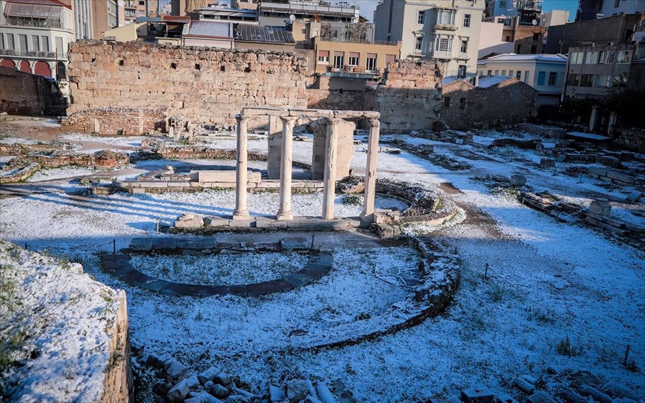 Κακοκαιρία- καιρός- χιόνι- χιονόπτωση- Αθήνα. 