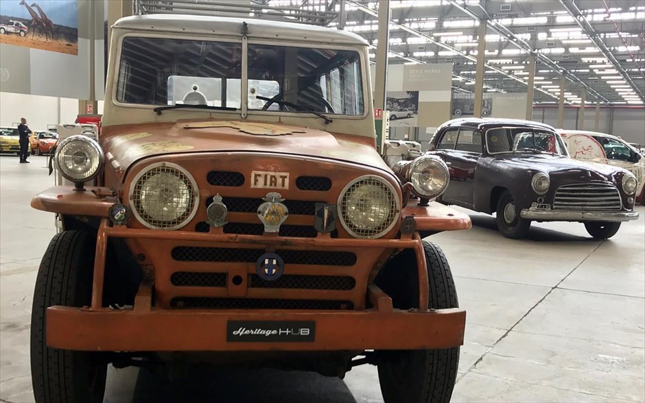 Τετράτροχη κληρονομιά. Ένα ιστορικό&nbsp;Fiat Chrysler, στο μουσείο της εταρείας (Heritage Hub) στο Τορίνο.