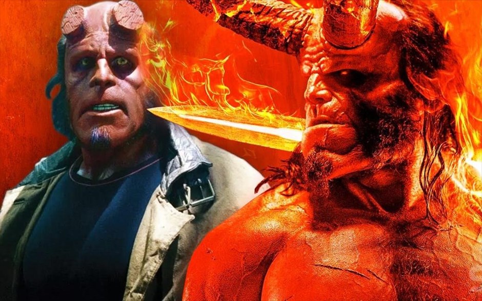 Hellboy . Ο κόμικς υπερήρωας από τον Κάτω Κόσμο, ο Hellboy του Μάικ Μινόλα, αποκτά νέα κινηματογραφική εικόνα. Δέκα χρόνια μετά την τελευταία του εμφάνιση στη μεγάλη οθόνη, διά χειρός Γκιγέρμο ντελ Τόρο («Hellboy 2: Η Χρυσή Στρατιά»), ο δαίμονας επιστρέφει, πιο βίαιος, πιο αιμοδιψής και πιο σαρκαστικός από ποτέ, αλλά χωρίς τη μορφή του Ρον Πέρλμαν.