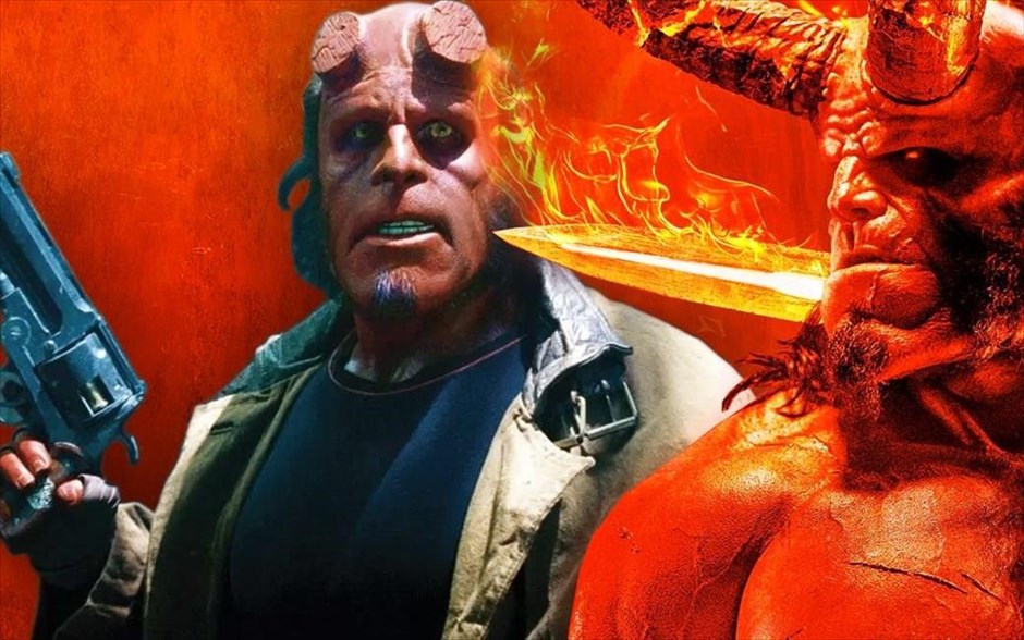 Hellboy . Ο κόμικς υπερήρωας από τον Κάτω Κόσμο, ο Hellboy του Μάικ Μινόλα, αποκτά νέα κινηματογραφική εικόνα. Δέκα χρόνια μετά την τελευταία του εμφάνιση στη μεγάλη οθόνη, διά χειρός Γκιγέρμο ντελ Τόρο («Hellboy 2: Η Χρυσή Στρατιά»), ο δαίμονας επιστρέφει, πιο βίαιος, πιο αιμοδιψής και πιο σαρκαστικός από ποτέ, αλλά χωρίς τη μορφή του Ρον Πέρλμαν.