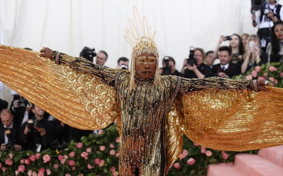Met Gala 2019. epa07552119 Billy Porter arrives on the red carpet for the 2019 Met Gala, the annual benefit for the Metropolitan Museum of Art