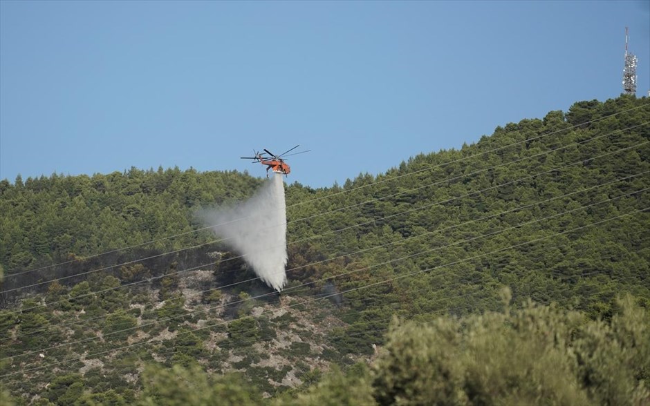 Υμηττός- Πυρκαγιά - φωτιά. 