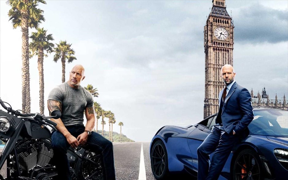 Fast & Furious: Hobbs & Shaw. Ο Χομπς και ο Σο (Ντουέιν Τζόνσον και Τζέισον Στέιθαμ) είναι οι άσπονδοι φίλοι που θα αναγκαστούν να παραμερίσουν τις διαφορές τους και να συμφωνήσουν σε μια άβολη συνεργασία για το γενικότερο καλό.&nbsp;