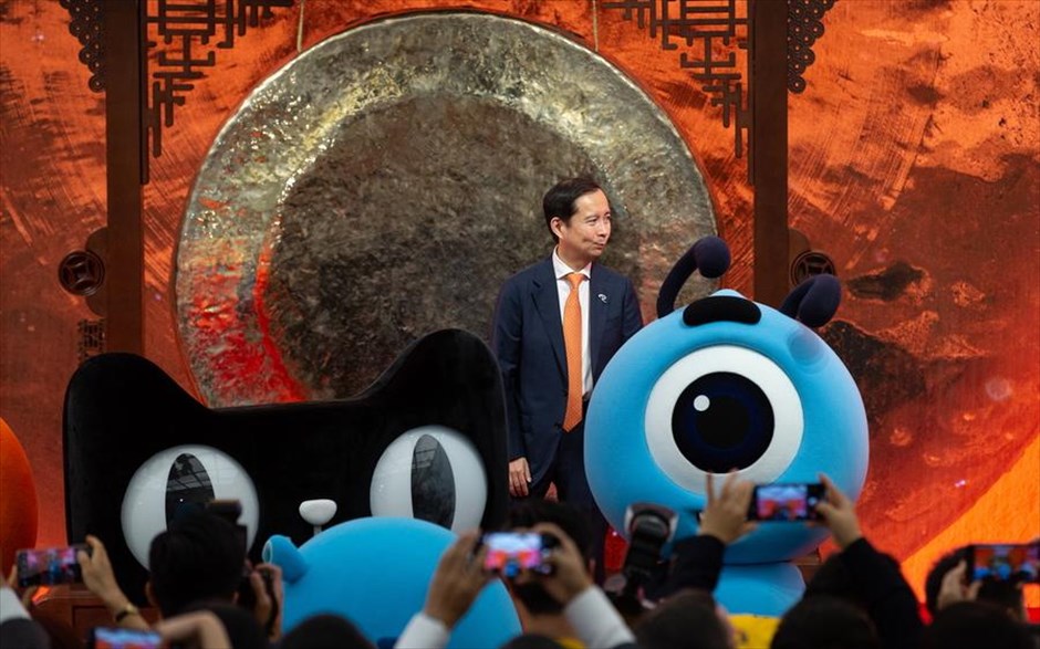 Η ALibaba Group στο Χονγκ Κονγκ. Ο Daniel Zhang, CEO της Alibaba Group