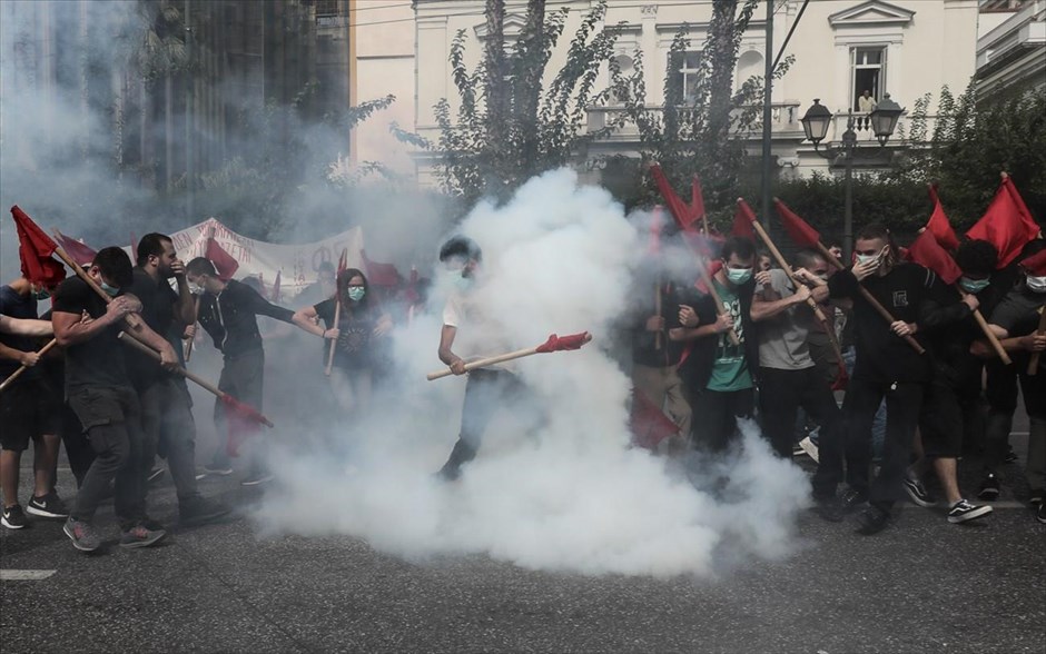 POY  2019. Επεισόδια μετά την πορεία φοιτητών κατά της κατάργησης ασύλου