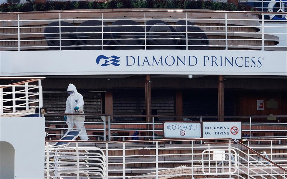 Diamond Princess- κρουαζιερόπλοιο- κοροναϊός. 