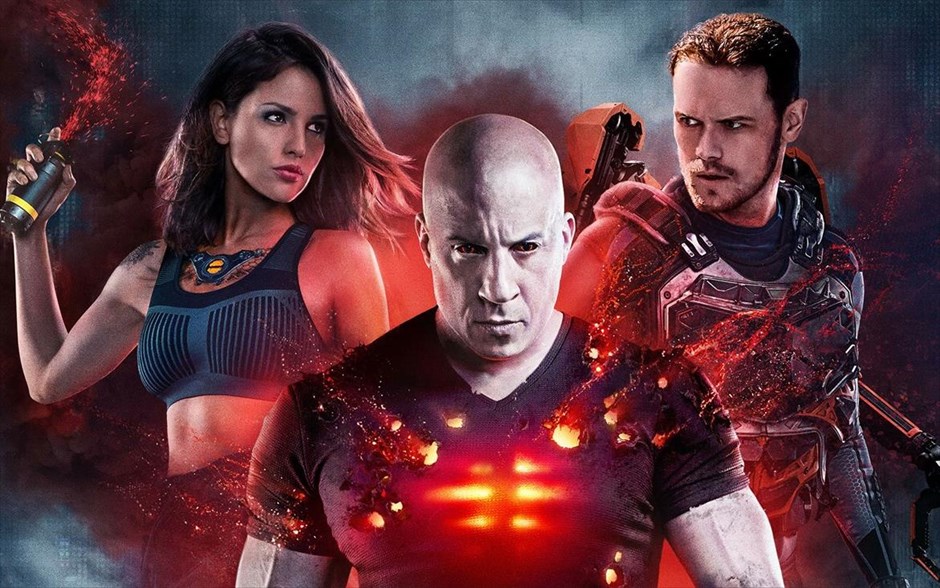 «Bloodshot». Ο Ρέι Γκάρισον, ένας στρατιώτης που πρόσφατα σκοτώθηκε σε μια μάχη, έρχεται πίσω στη ζωή ως ο υπεράνθρωπος Bloodshot. Με μια στρατιά νανοτεχνολογίας να ρέει στις φλέβες του, είναι μια ασταμάτητη κι ατρόμητη δυναμική μηχανή που έχει την ικανότητα να επουλώνει αμέσως τις πληγές της.&nbsp;