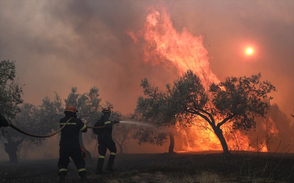 POY 2020. Υπεράνθρωπες προσπάθειες των πυροσβεστών με τη συνδρομη του στρατού και της Περιφέρειας, εθελοντών και κατοίκων για την κατάσβεση της μεγάλης πυρκαγιάς στις Κεχριές Κορινθίας