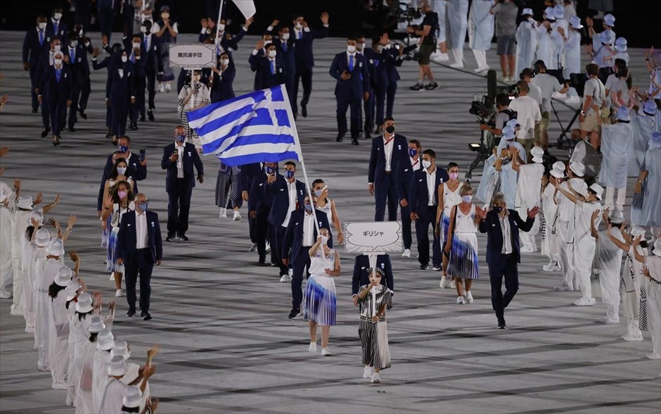 Ολυμπιακοί Αγώνες - Τελετή έναρξης - Ελλάδα. 