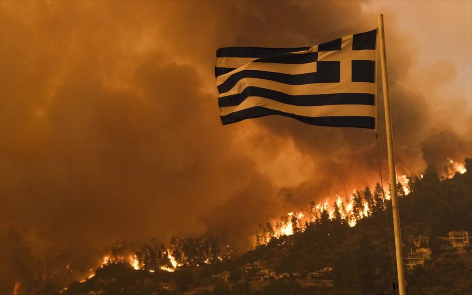 POY 2021. Πυρκαγιές μεγάλης έκτασης στην Εύβοια.