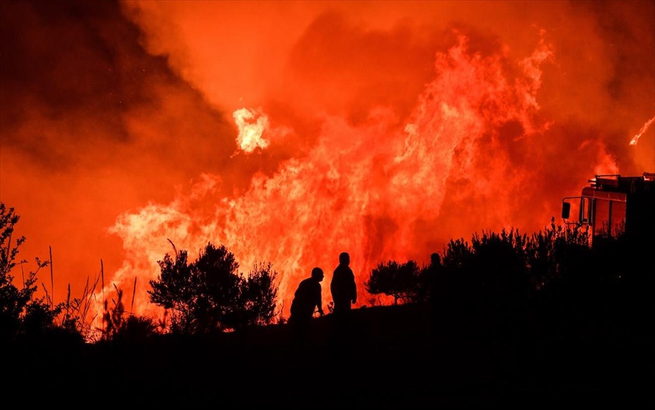 POY 2021. Μεγάλη πυρκαγιά στην Ηλεία.
