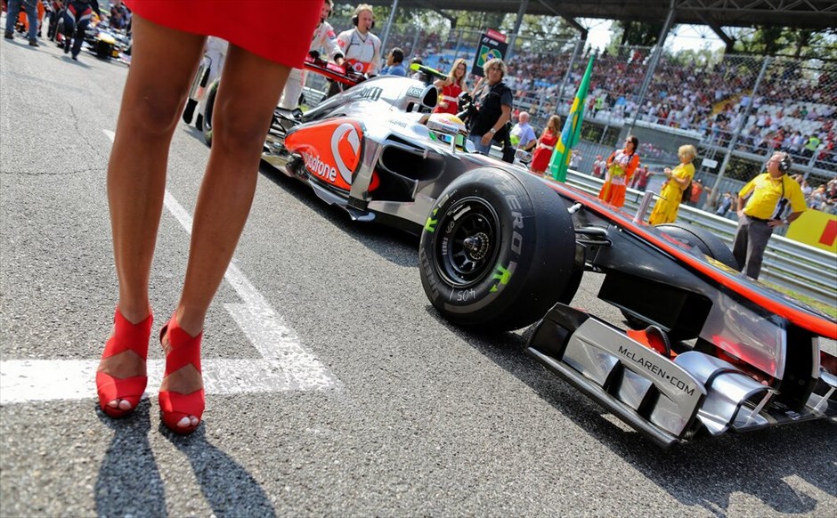 F1: Ανασκόπηση του 2012 #23. Ο Λιούις Χάμιλτον μετέτρεψε την πολ ποζίσιον στη Μόντσα σε νίκη και έφτασε έτσι τις τρεις στο φετινό παγκόσμιο πρωτάθλημα. Πίσω του τερμάτισε για τρίτη φορά (μέχρι το συγκεκριμένο αγώνα) ο Σέρζιο Πέρεθ με τη Sauber ενώ τρίτος ήταν ο Φερνάντο Αλόνσο, ο οποίος για μία ακόμη φορά έδειξε τις οδηγικές του ικανότητές, ξεκινώντας από τη δέκατη θέση.