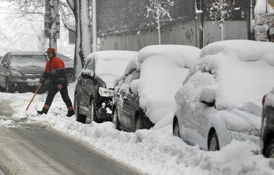 Βαρυχειμωνιά σε βόρεια Ευρώπη και Βαλκάνια #21. Κίεβο - Ουκρανία.