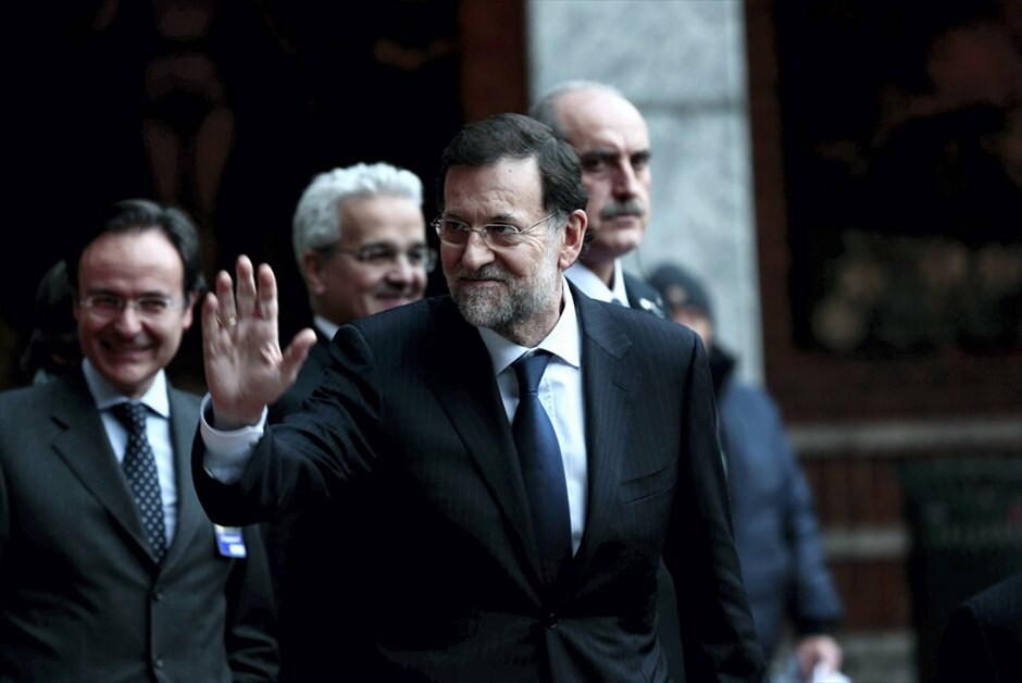 Οσλο: Η τελετή απονομής του Νόμπελ Ειρήνης στην Ε.Ε. #16. Παρών στην τελετή ήταν και ο Ισπανός πρωθυπουργός Μαριάνο Ραχόι.