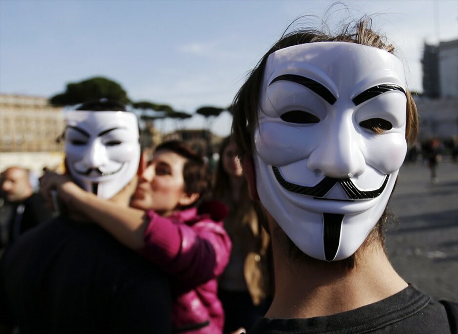 Πανευρωπαϊκές διαδηλώσεις κατά της λιτότητας #26. Διαδήλωση φοιτητών στο κέντρο της Ρώμης, Ιταλία.