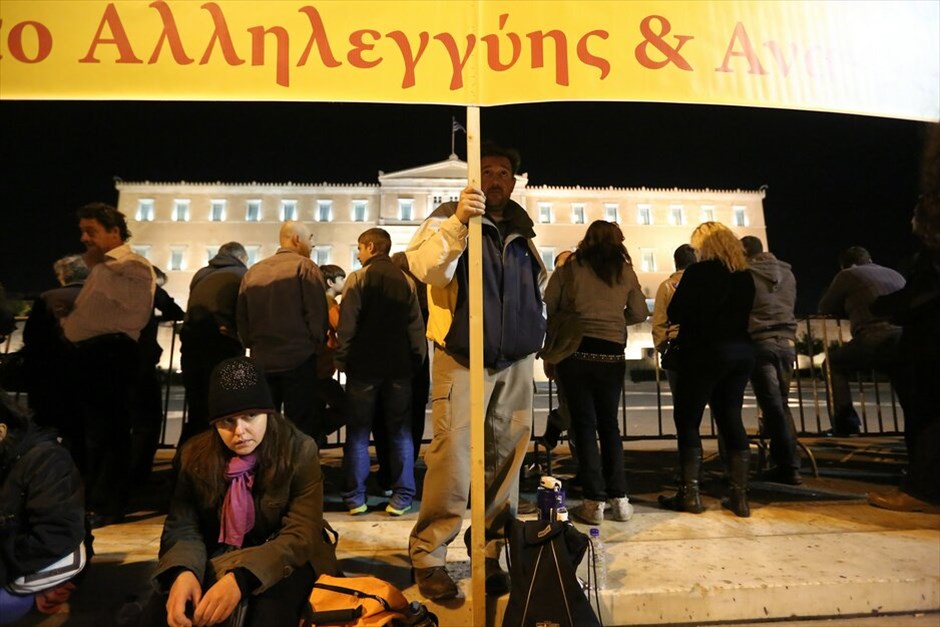 Συγκέντρωση διαμαρτυρίας ΓΣΕΕ- ΑΔΕΔΥ στο Σύνταγμα ενάντια στον Προϋπολογισμό #19. 