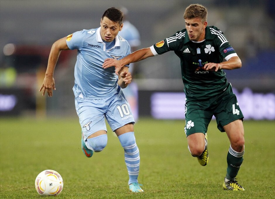 Europa League: Λάτσιο - Παναθηναϊκός 3-0 #14. Μαρκάρισμα του Χουχούμη στον Ζαράτε.